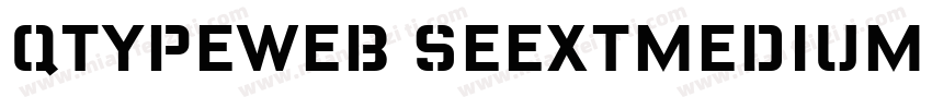 QTypeWeb SeextMedium W03 Rg字体转换